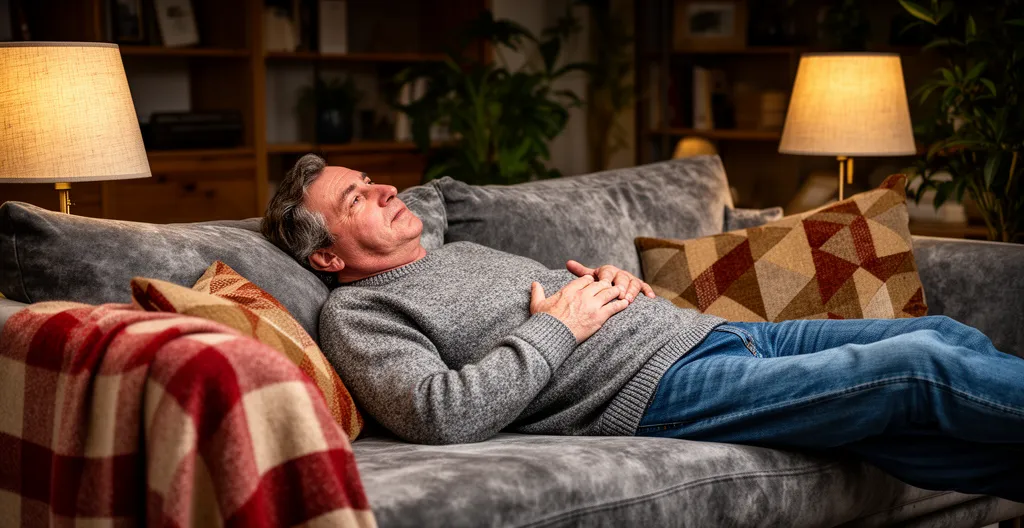 Moment de détente en soirée dans un environnement calme