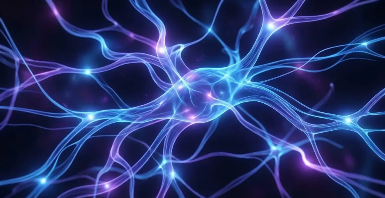 Représentation artistique des voies neurochimiques activées par les cannabinoïdes dans le cerveau