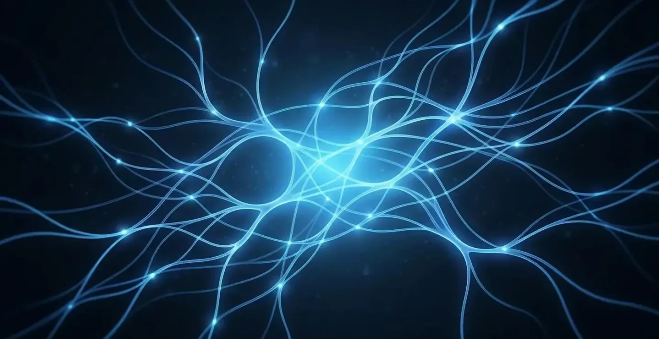 Illustration conceptuelle de la clarté mentale et connexions neuronales